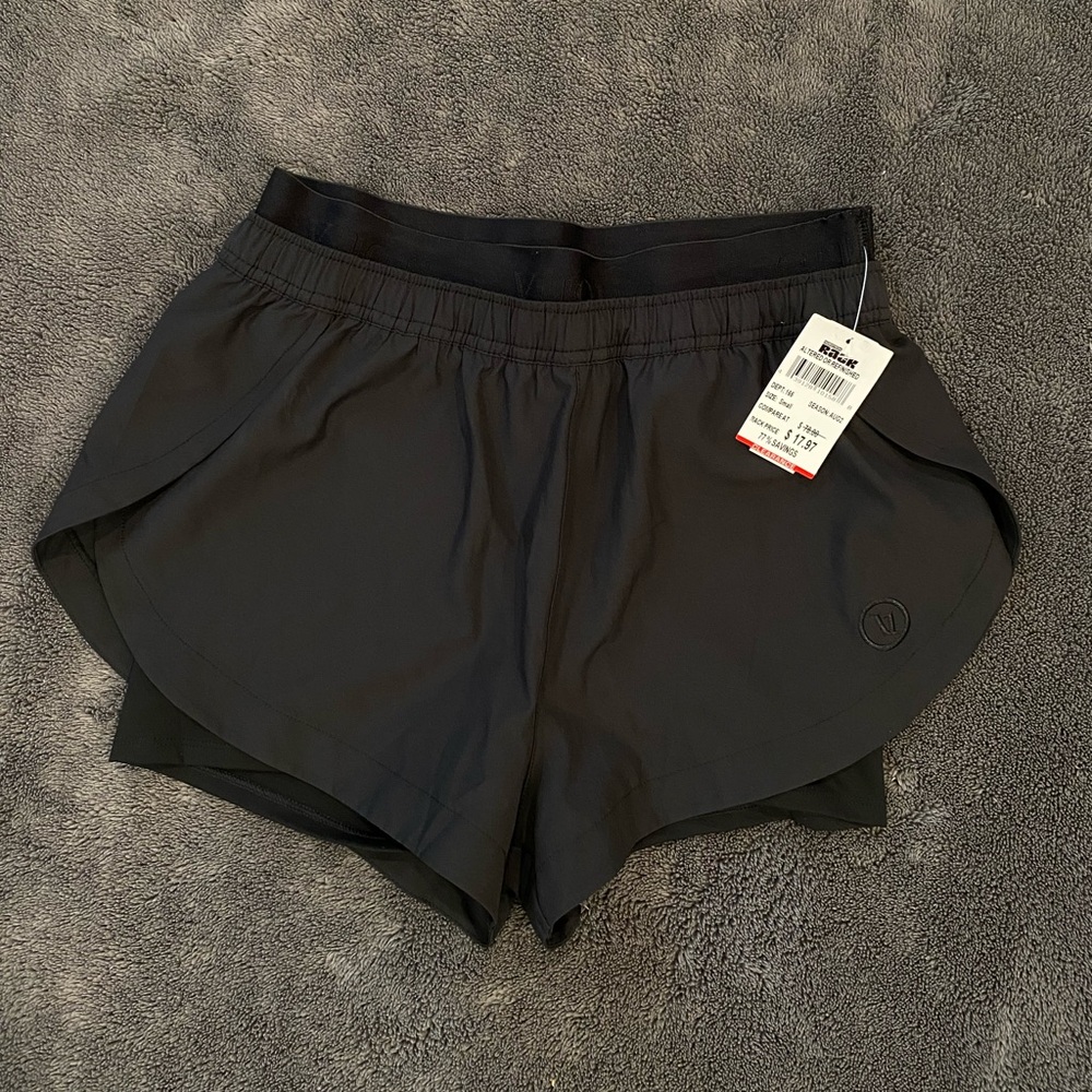 Vuori Black Running Shorts